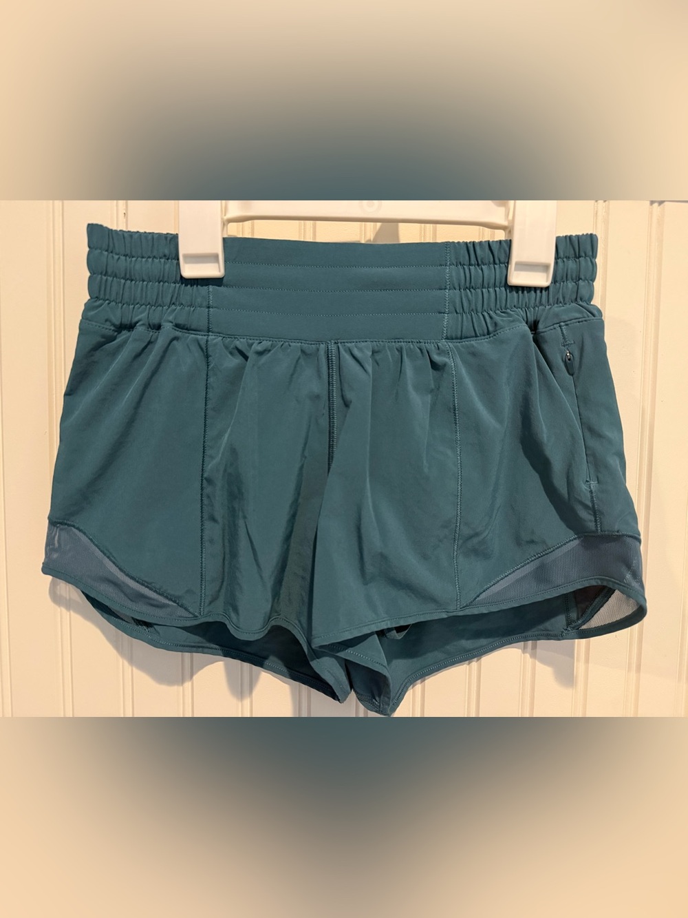 Lululemon Hotty Hot High-Rise Lined Short 2.5" - Desert Teal (Size 4)